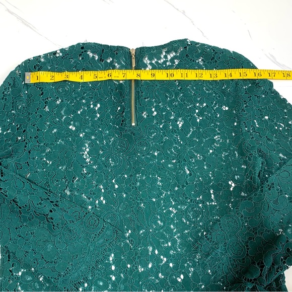 NWOT Dynamite Women’s Teal Green Lace Unlined 3/4 Sleeves Dress Size Small - Picture 12 of 15